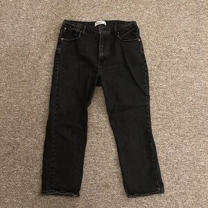 Abercrombie & Fitch The Ankle Straight High Rise